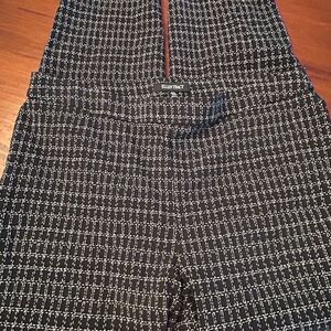 Ellen Tracy Monochrome Patterned Trousers